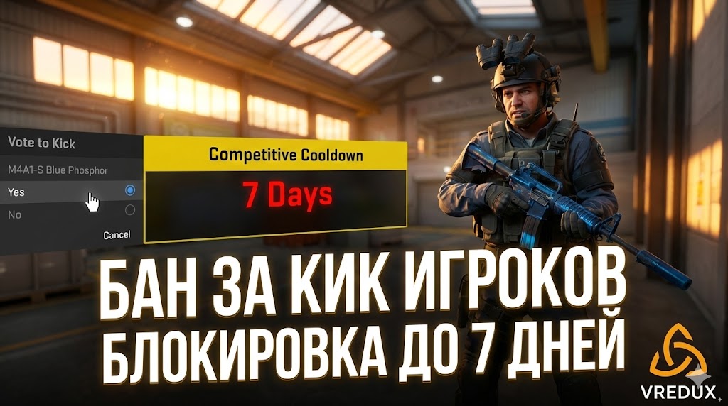 за что дают бан в кс